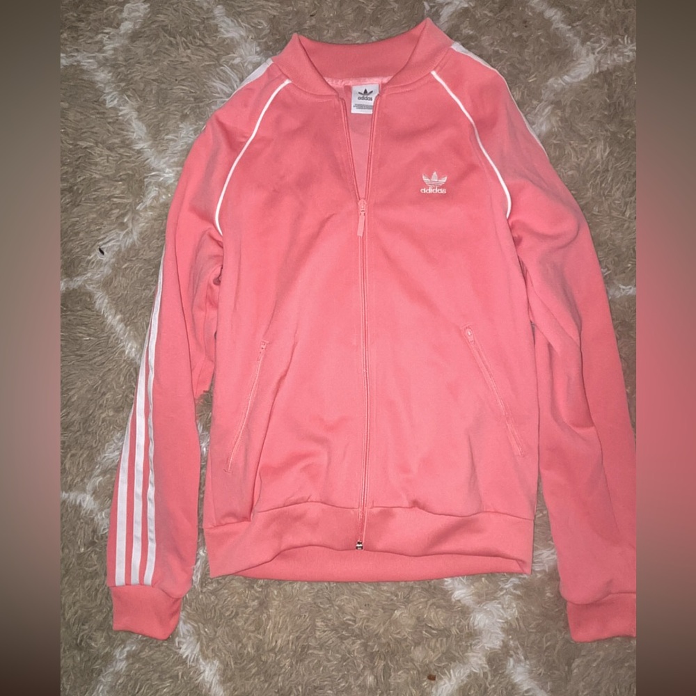 NWOT Adidas Pink Track Jacket
